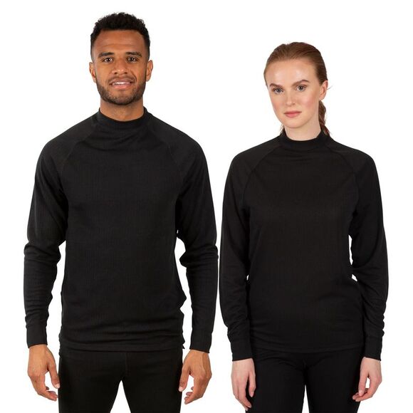 Trespass Unisex Adult Flex360 Base Layer Top / Black - Picture 6 of 8